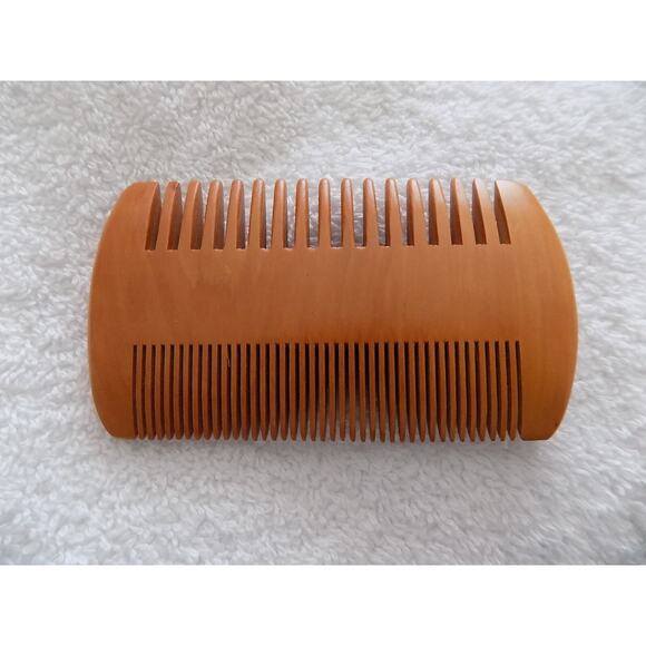 Grow A Beard wooden beard comb mustache grooming NEW - Picture 2 of 3